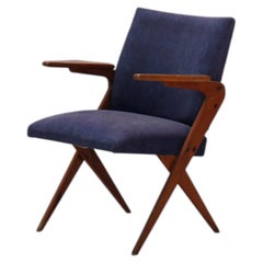 Poltrona in legno di peroba in stile Mid-Century Modern di José Zanine Caldas, anni '50