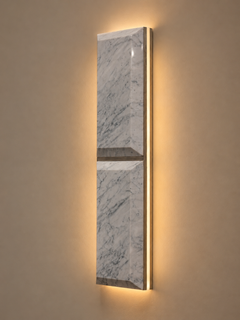 Applique Florence - Applique a LED da parete con blocco di marmo