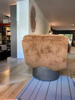 Upholstered Swivel Armchair
