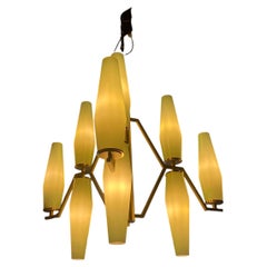 Blown-glass lamp