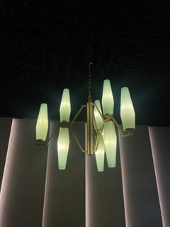 Blown-glass lamp