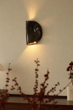 Fado Wall Lamp by Joana Vilaca Studio, Glazed Ceramic