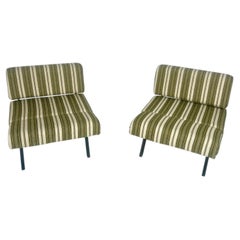 Pair of "Panchetto" Chairs by Rito Valla for IPE, Italy, 1960s