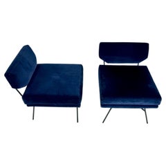Pair of Elettra Armchairs by BBPR for Arflex, Italy, 1950s