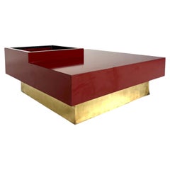 Mid-Century Coffee Table, Italian Design, 1980S