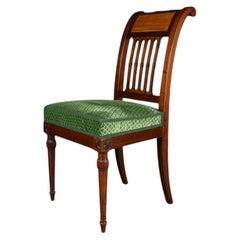 Georges Jacob, intorno al 1790 - poltrona in mogano e legno di limone stile Luigi XVI, Direttorio