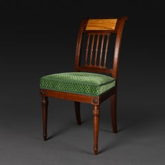 Georges Jacob, intorno al 1790 - poltrona in mogano e legno di limone stile Luigi XVI, Direttorio