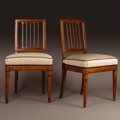 Georges Jacob - paire de chaises vers 1790, livrée pour les Tuileries - cabinet