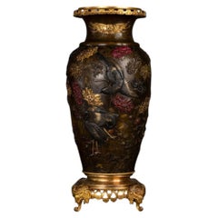 Escalier de Cristal, vers 1880 (E. Lièvre) - très important vase Sentoku, Japon