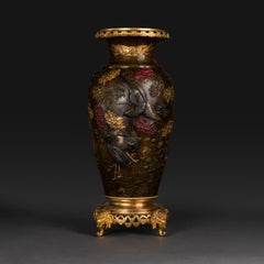 Escalier de Cristal, vers 1880 (E. Lièvre) - très important vase Sentoku, Japon