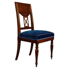 Jacob Frères, chaise impériale en acajou - livrée pour Louis Bonaparte, Hortense