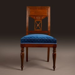 Jacob Frères, chaise impériale en acajou - livrée pour Louis Bonaparte, Hortense