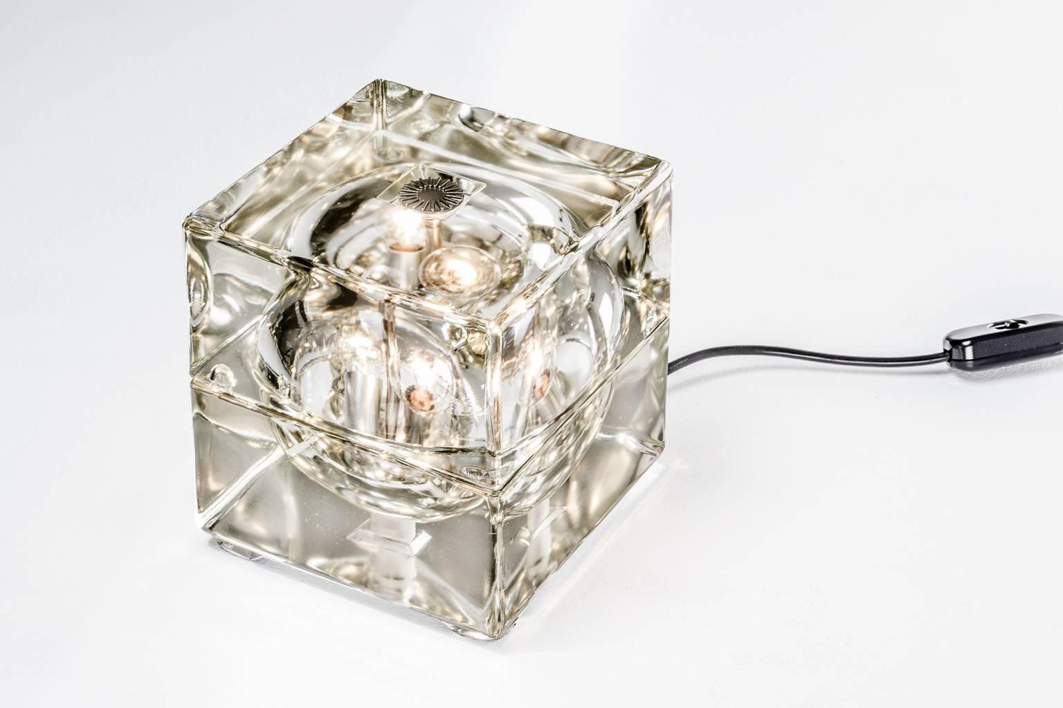 Mid-Century Modern 'Cubosfera' Table Lamp by Alessandro Mendini