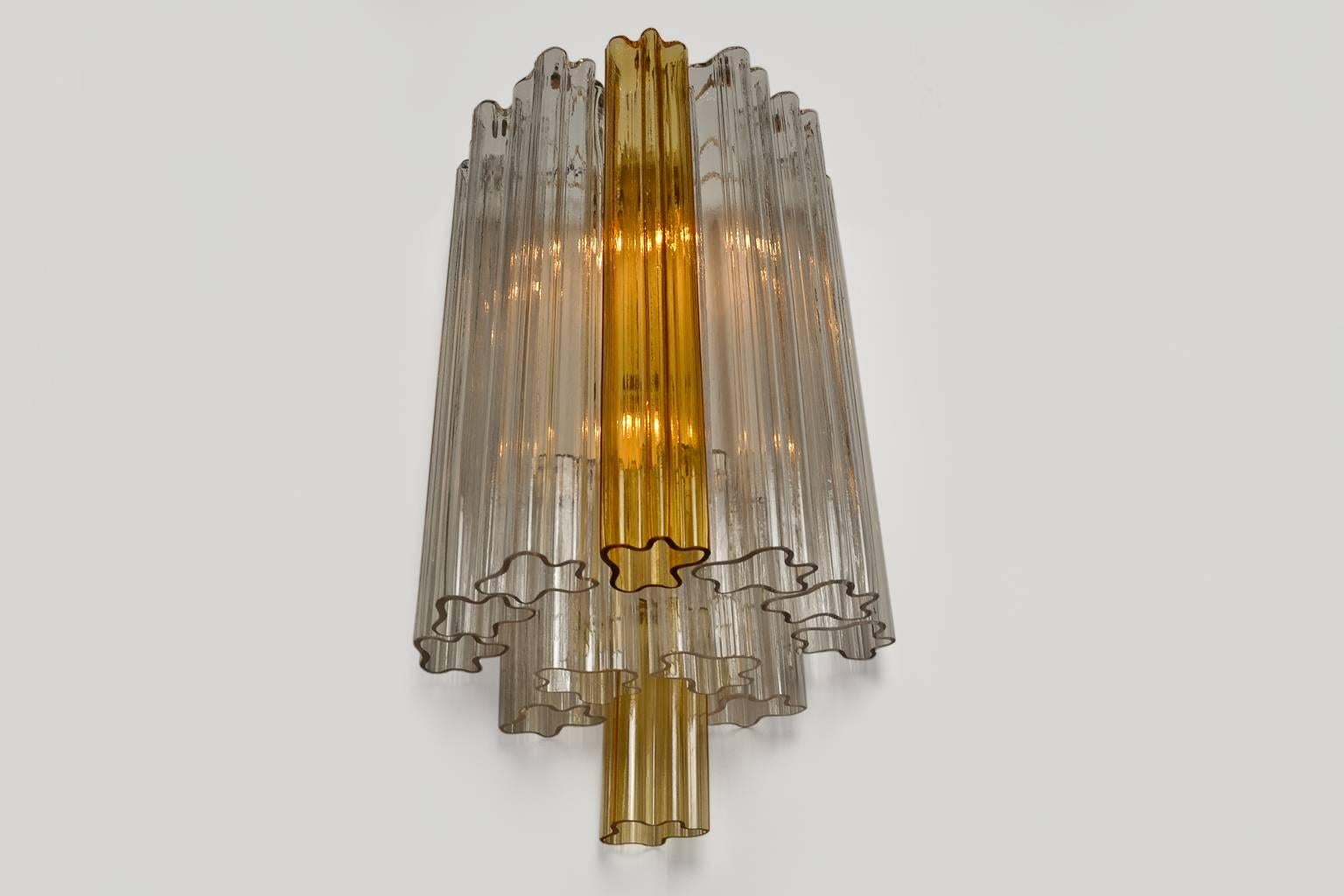 Extreme large Venini Tronchi wall lamp  In Excellent Condition In Rotterdam, NL