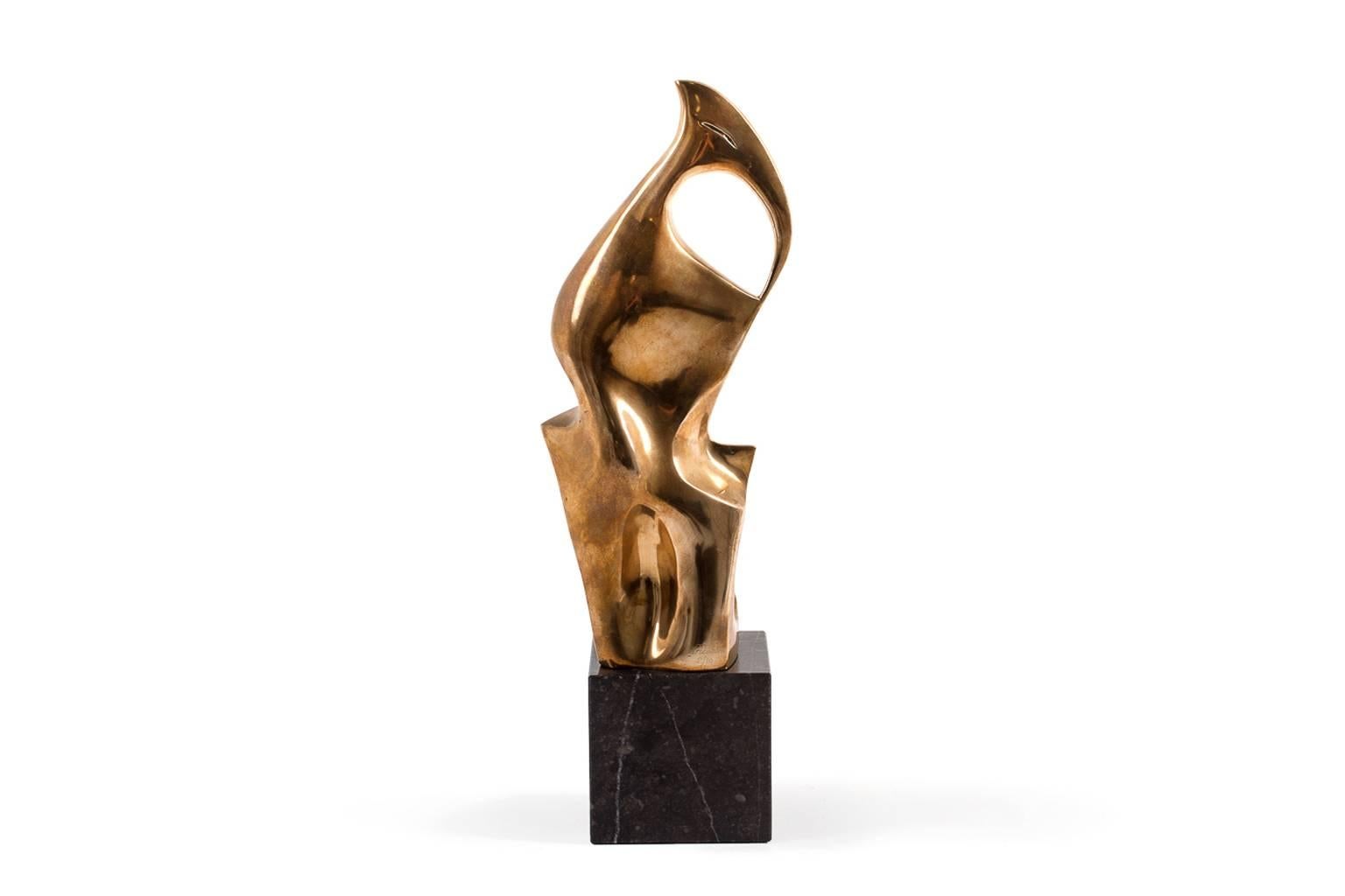abstract bronze sculptures