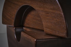 Large Hardwood Sculpture by Krekel van Spronsen, The Netherlands 1970s