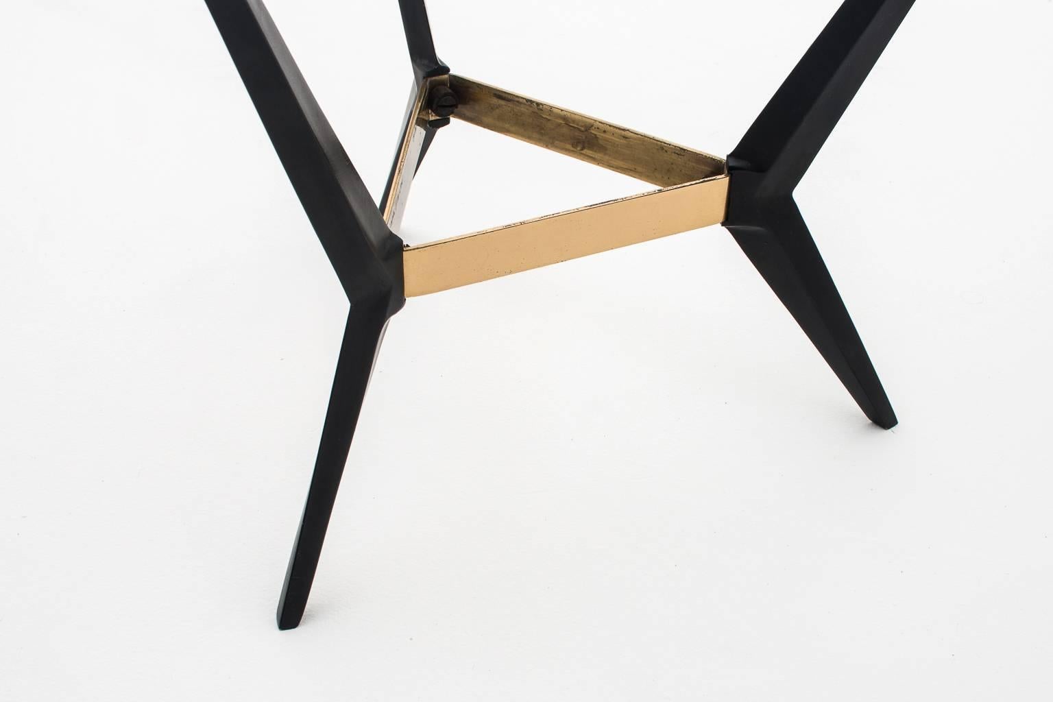 Small Tripod Coffee Table by Angelo Ostuni In Excellent Condition In Rotterdam, NL