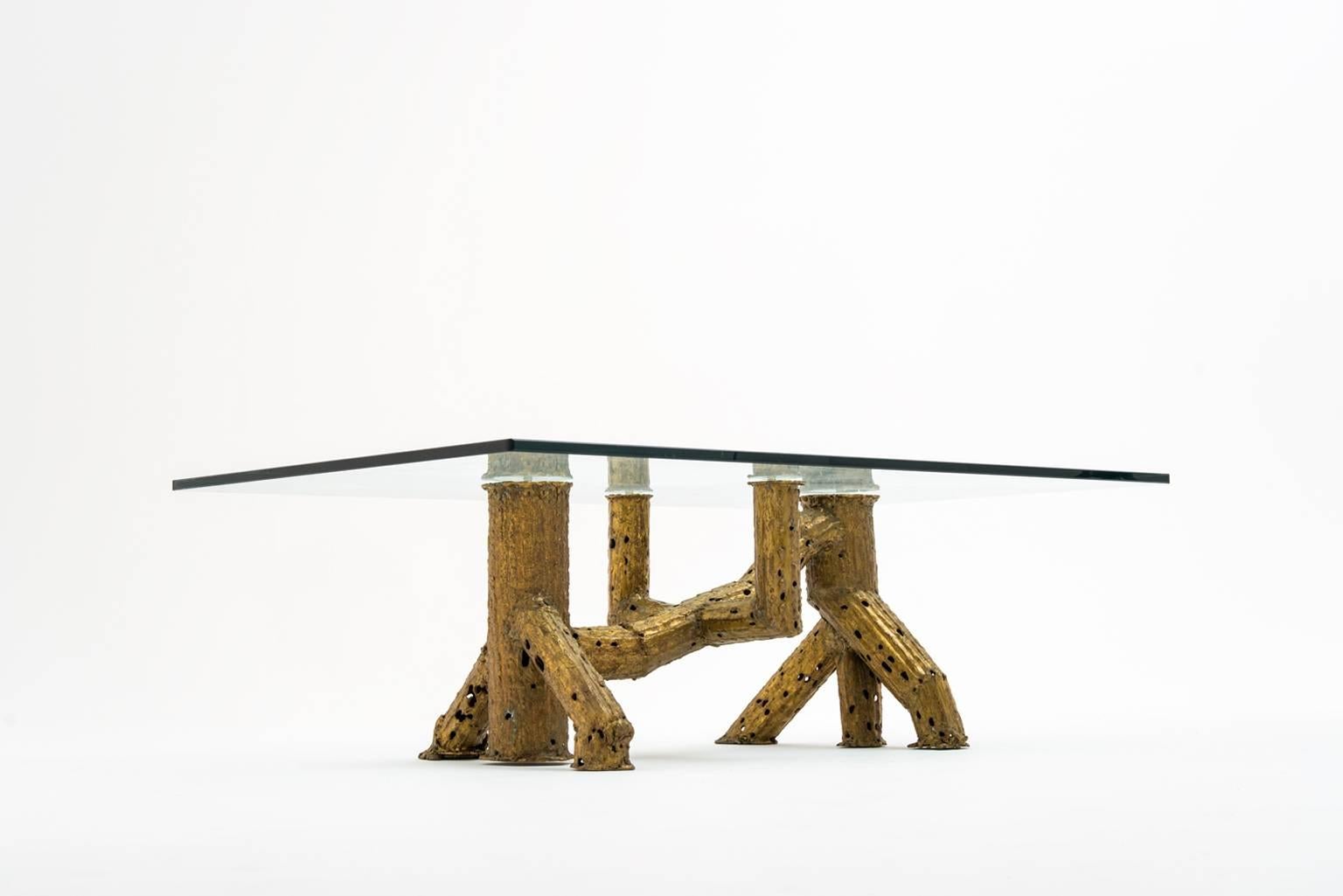 Mid-Century Modern Sculptural Coffee Table by P. Moerenhout