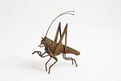Brass Cricket Sculpture by Daniel Dhaseleer