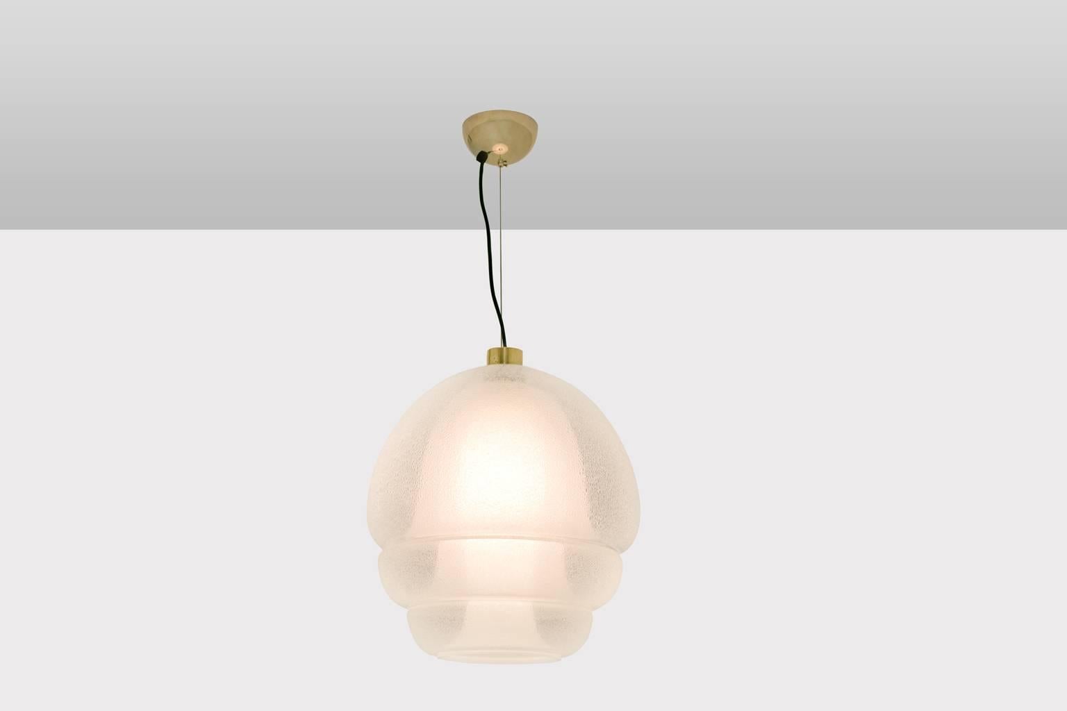 Mid-Century Modern Murano Glass Pendant Lamp by Carlo Nason