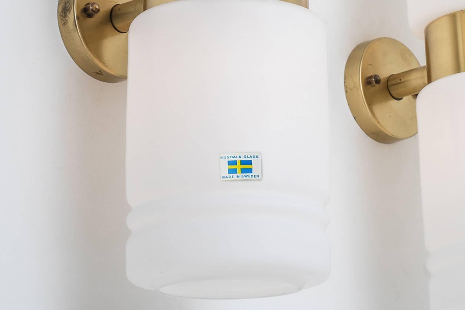Large Set of Forty Big Swedish Wall Lamps 2