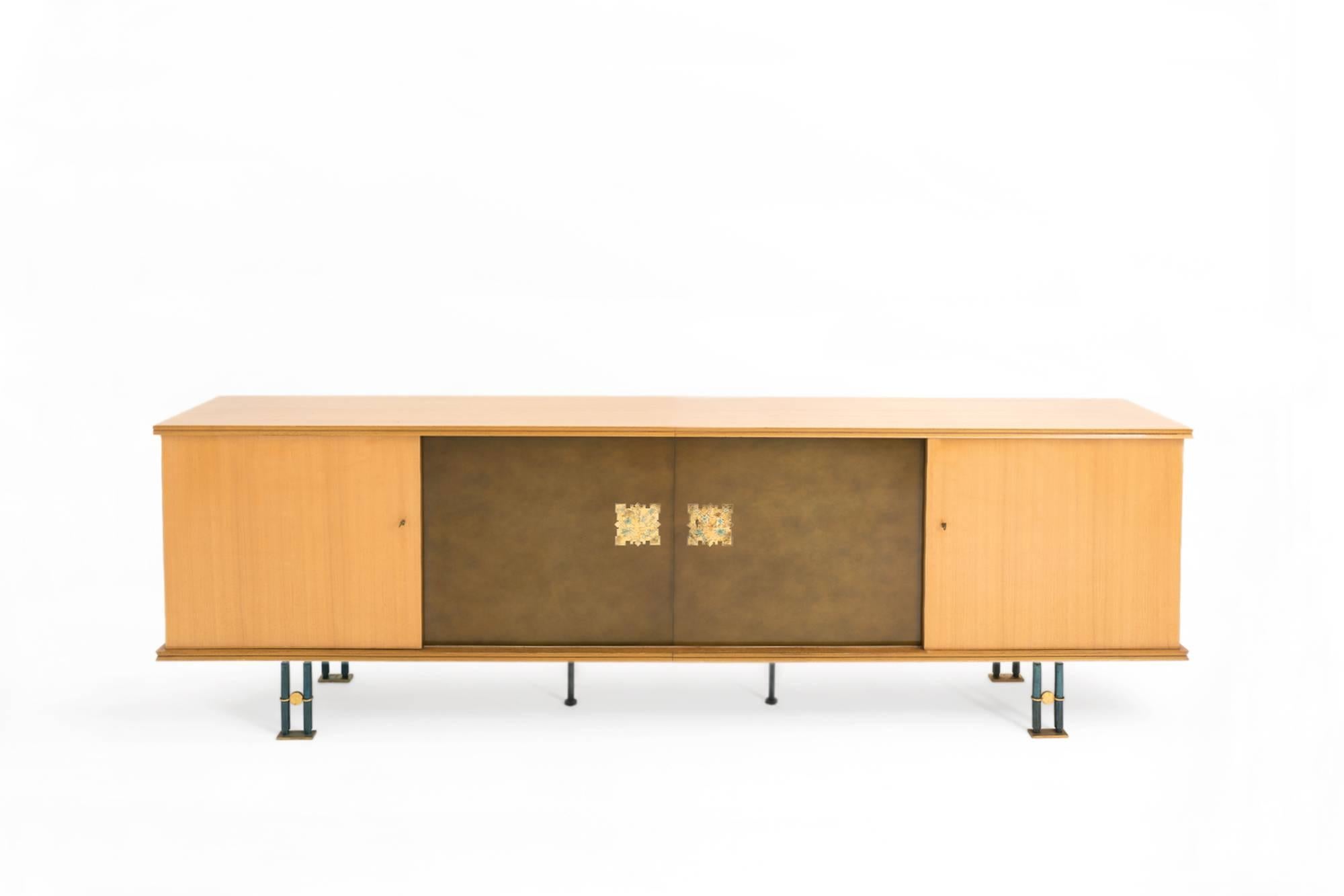 Mid-Century Modern Impressive Sideboard by Jules Leleu