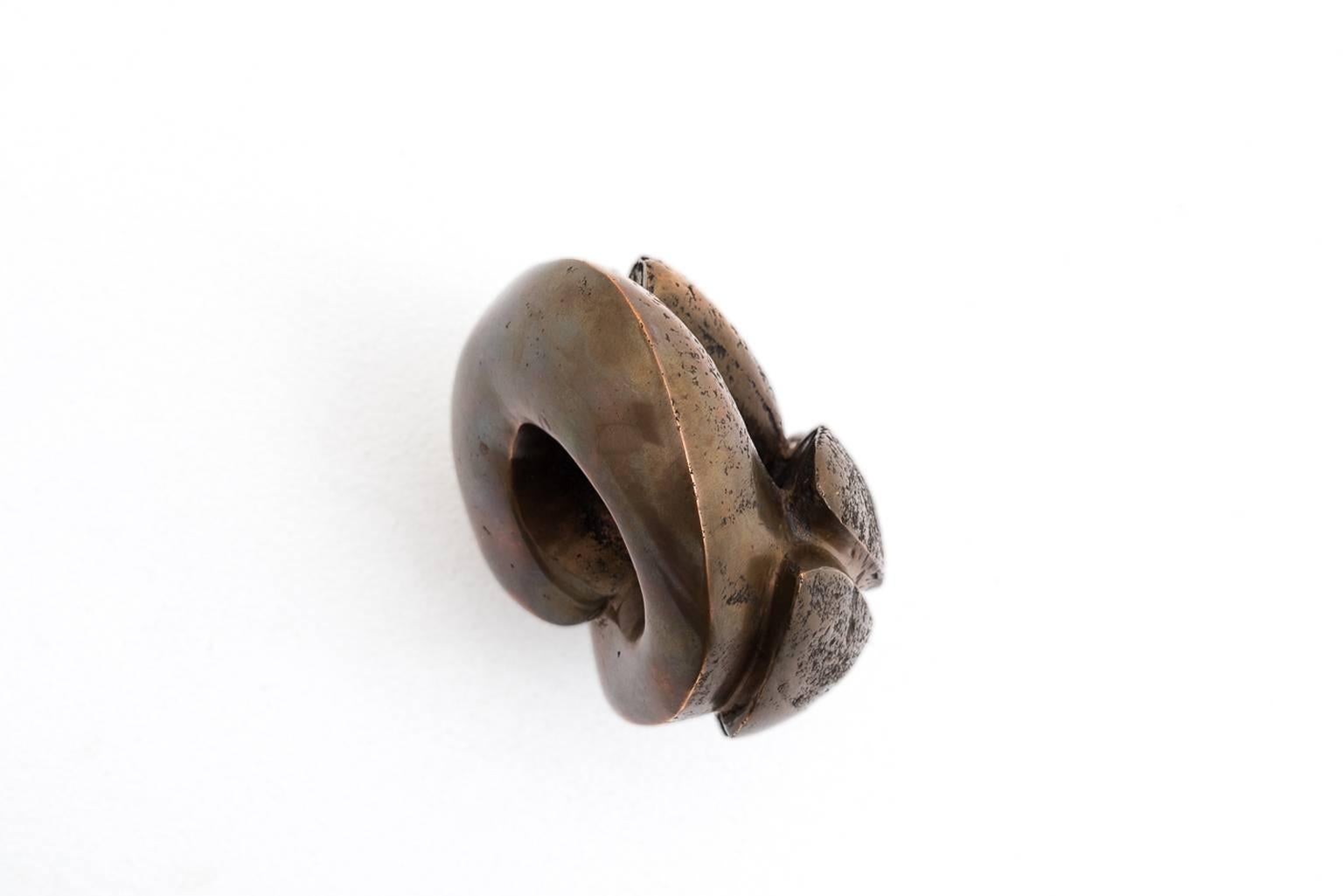 Late 20th Century Abstract Bronze Sculpture
