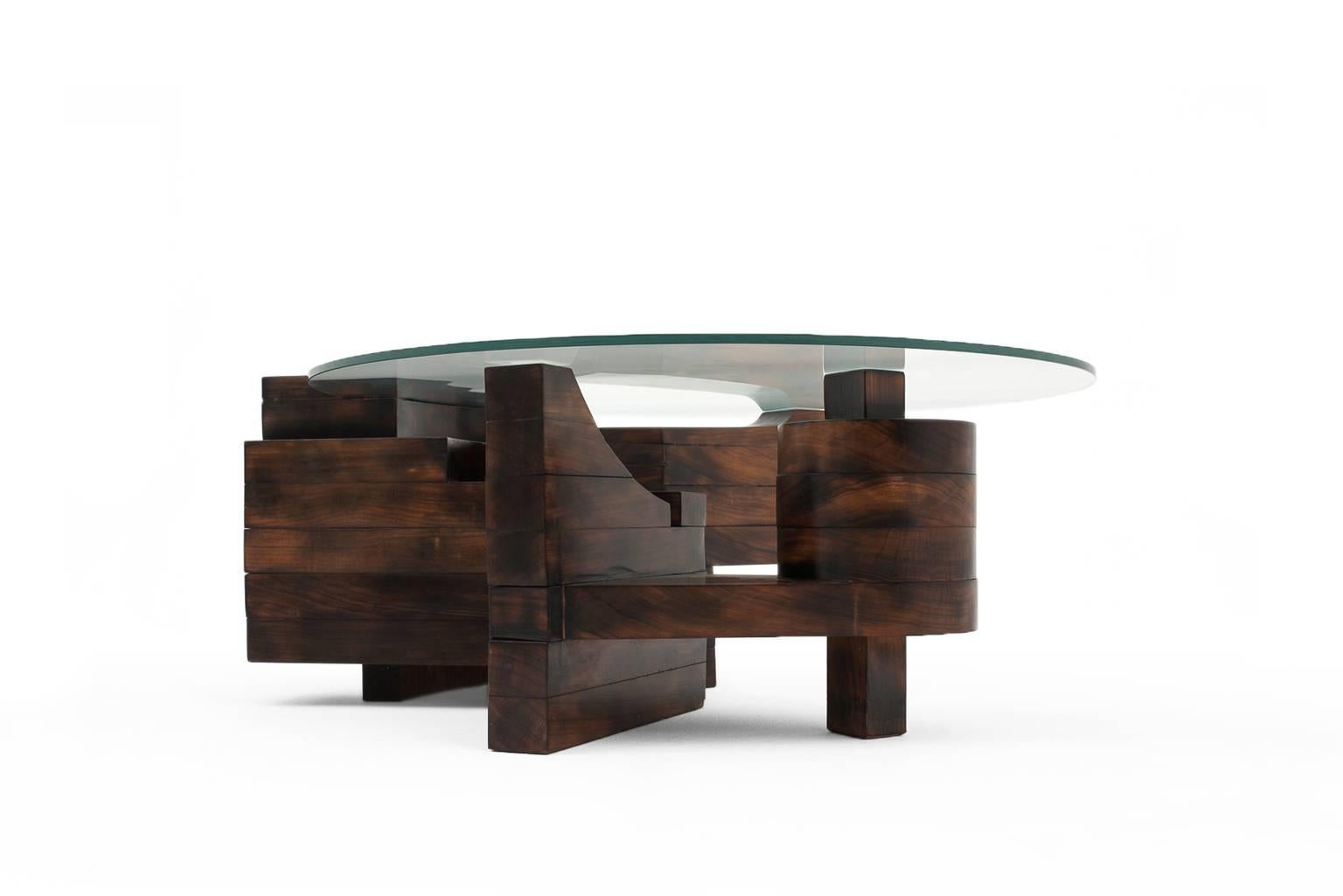 Mid-Century Modern Unique Sculptural Coffee Table by Nerone E. Patuzzi