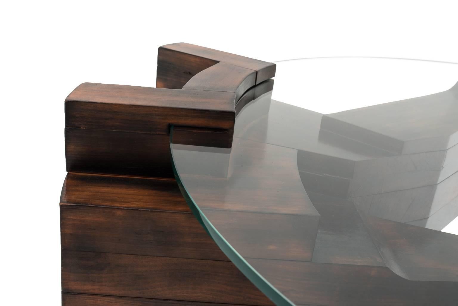 Unique Sculptural Coffee Table by Nerone E. Patuzzi 1