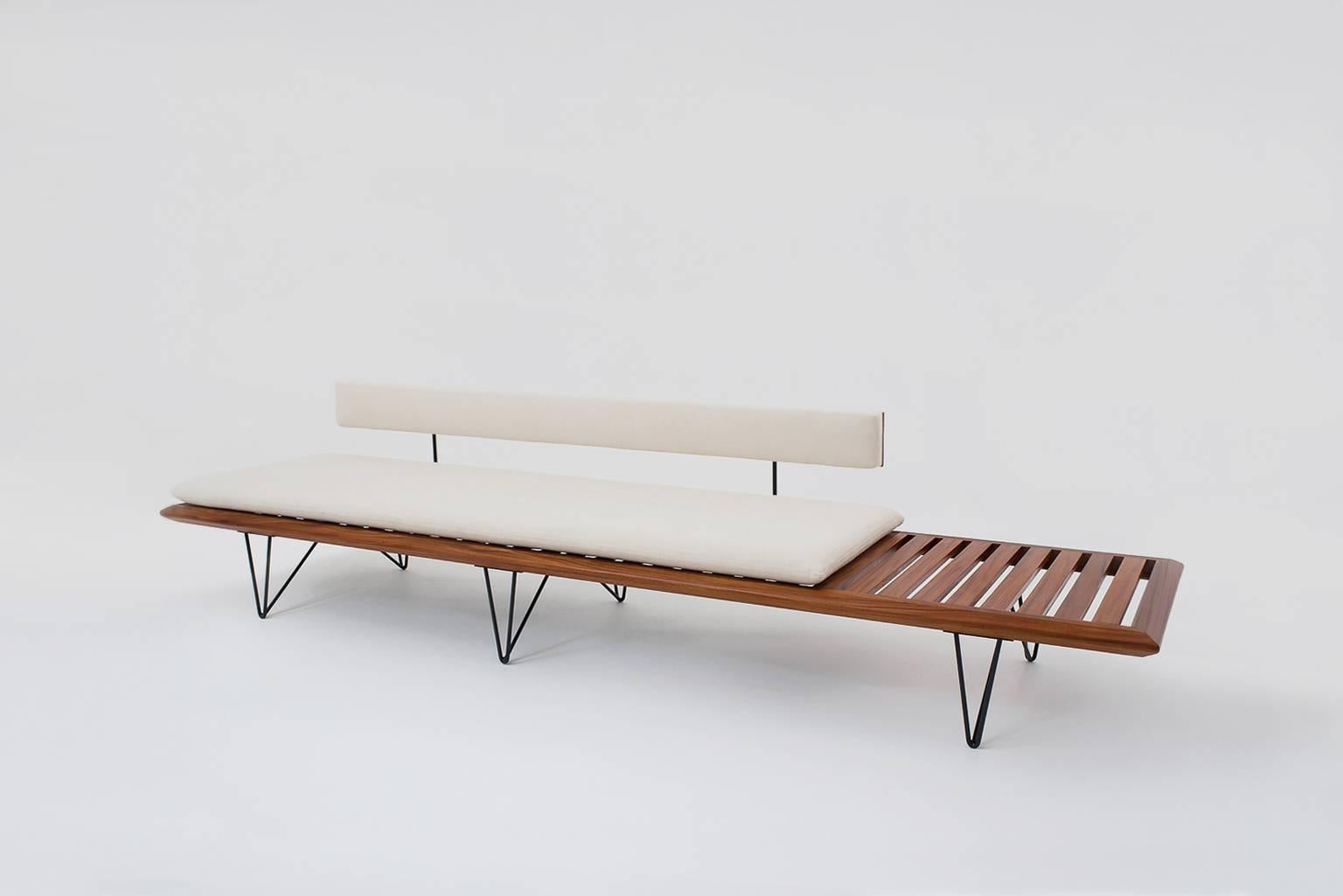 Brazilian Midcentury Bench by Carlo Hauner and Martin Eisler, 1950s In Excellent Condition In Rotterdam, NL