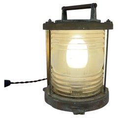 Lampada marittima Perko in bronzo vintage