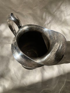 Large American Antique Solid Sterling Silver Water Pitcher, Early 20th Century