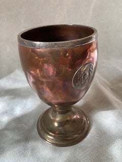 Historic English Copper and Silver Kit-Cat Club Ranelagh Goblet, 19th Century