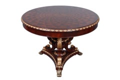 Spyrograph Parquetry Gilded Center Table by Scarborough House