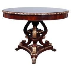 Spyrograph Parquetry Gilded Center Table by Scarborough House