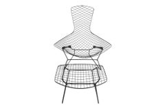Harry Bertoia for Knoll Attri Bird Chair and Ottoman