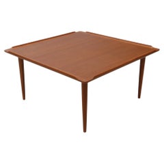 Mesa de centro de teca de los años 70, diseñada por Poul Jensen para Selig Square