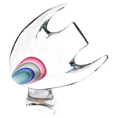 Luigi Onesto Itallian Blown Art Glass Fish Sculpture