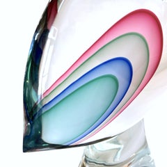 Luigi Onesto Itallian Blown Art Glass Fish Sculpture