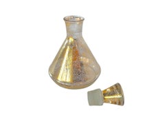Gold Speckled Decanter and Shot Glasses Set