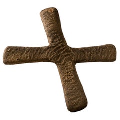 Antique Katanga Cross Copper Currency Ingot, Central Africa