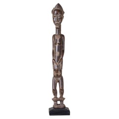 Antique Hand-Carved African Wood Statue No. 01