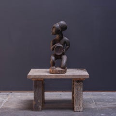 Antique Hand-Carved African Wood Statue No. 02