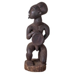 Antique Hand-Carved African Wood Statue No. 02