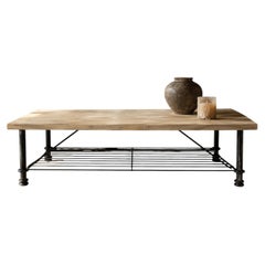 Blond Iron Coffee Table