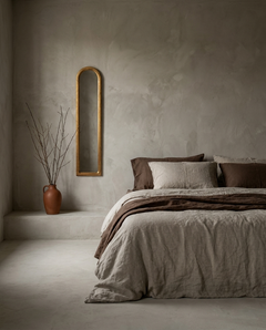 The Gilded Slip Mirror, Antique Giltwood, Original Gold Leaf