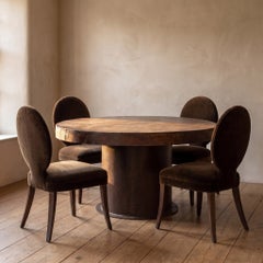 Mitchell Gold + Bob Williams Oval-Back Velvet Dining Chairs, Set of 4