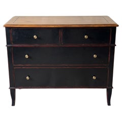 Theodore Alexander Atelier de la Madeleine Ebonized Chest of Drawers