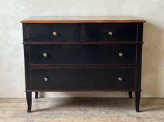 Theodore Alexander Atelier de la Madeleine Ebonized Chest of Drawers