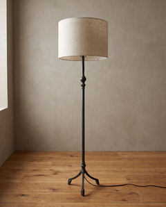 Forged Iron Tripod Floor Lamp
